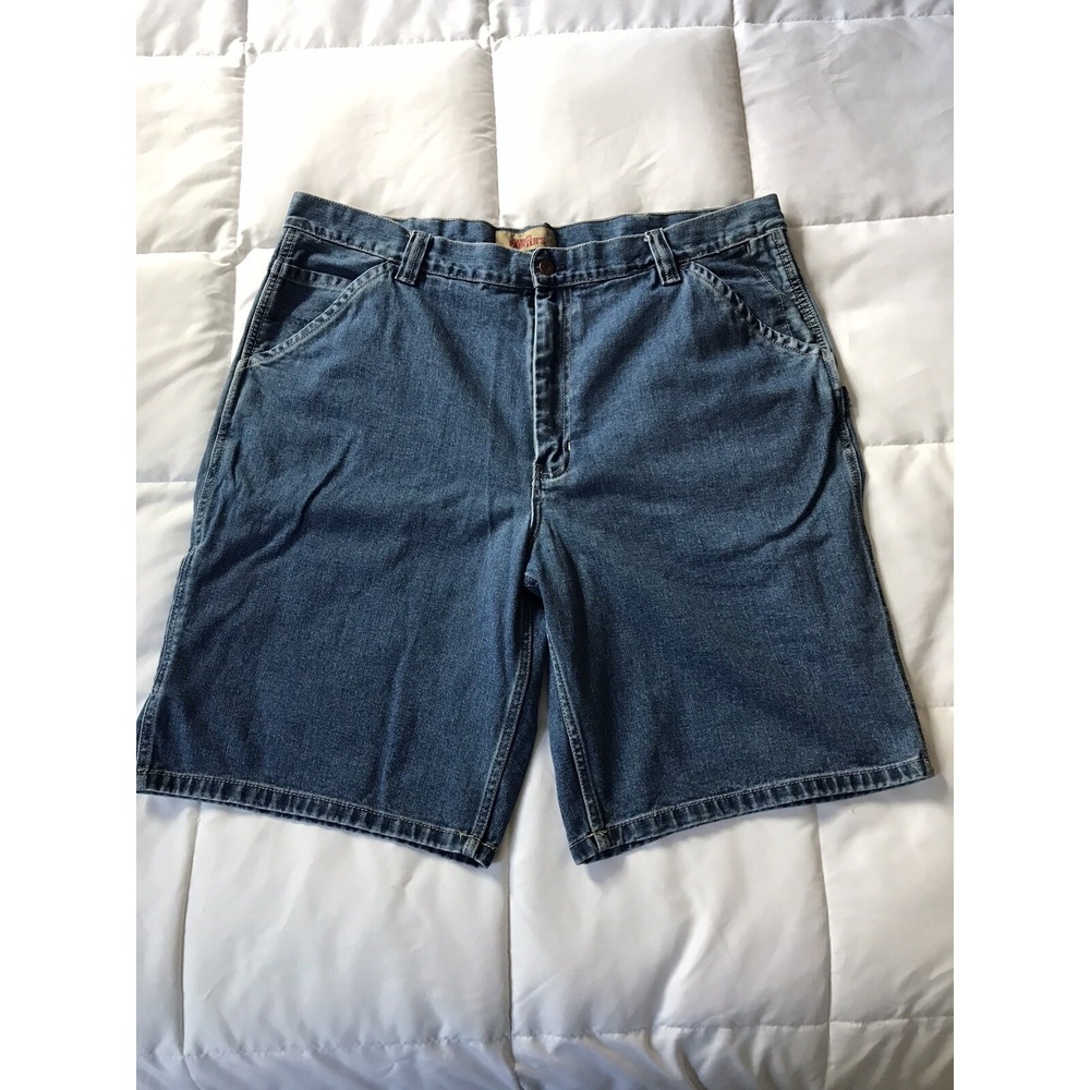 Y2K VINTAGE Old Navy Painters Jean Shorts Mens 42 Carpenter Skater Baggy Denim
